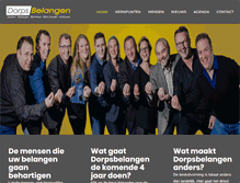 Tablet Screenshot of dorpsbelangenzundertrijsbergen.com
